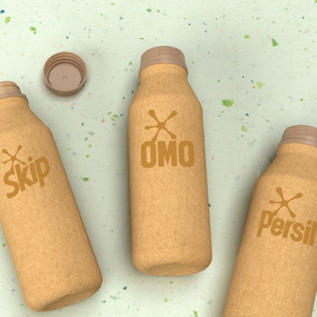 Unilever: Paper-Based Laundry Bottle