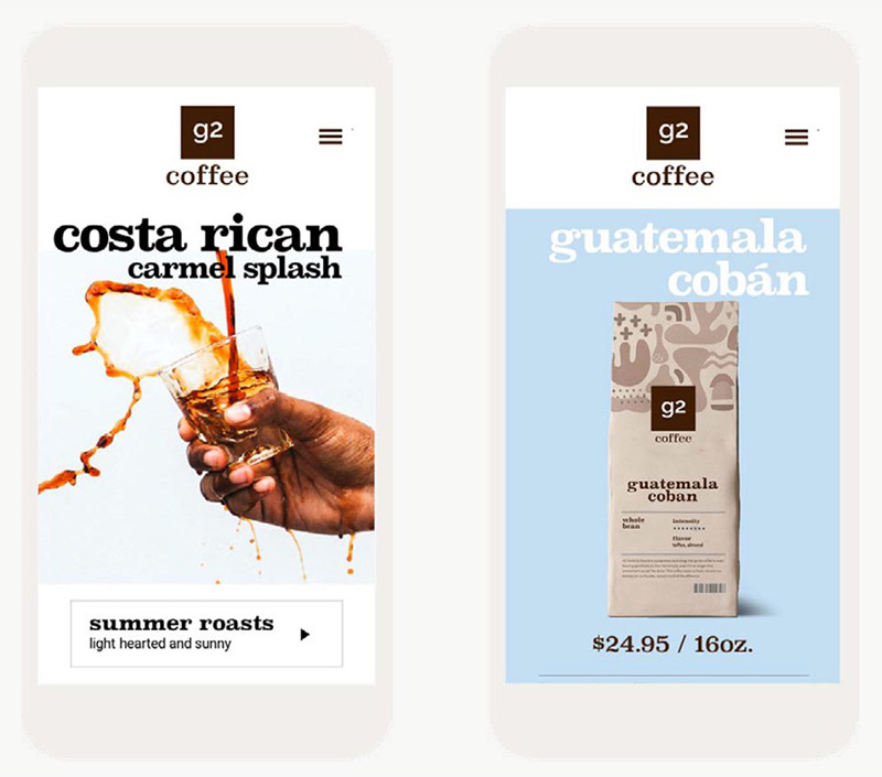g2 coffee social media