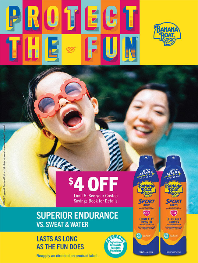 banana boat print ad design