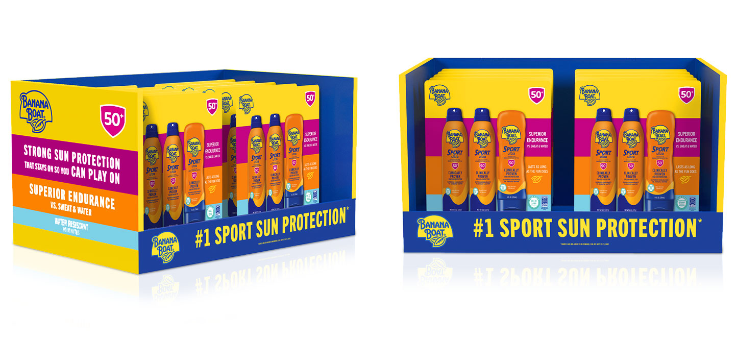 banana boat point of purchase